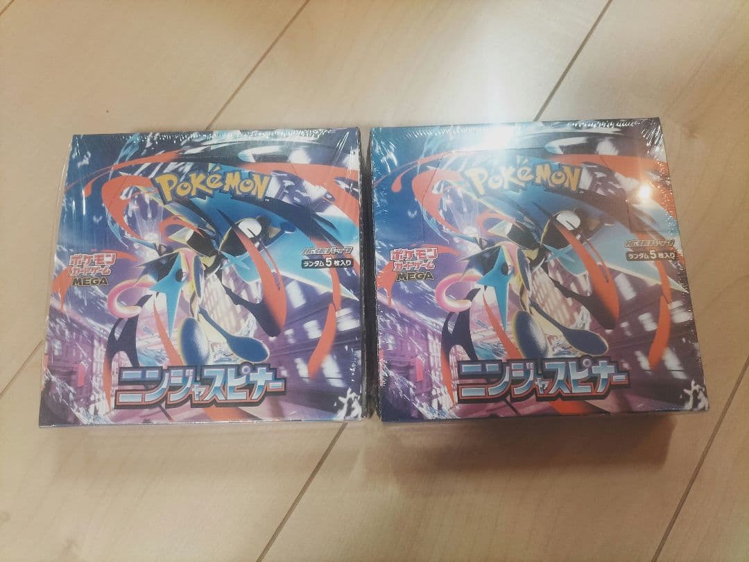 ポケモンカードニンジャスピナー2box MEGAドリーム1box シュリンク付き