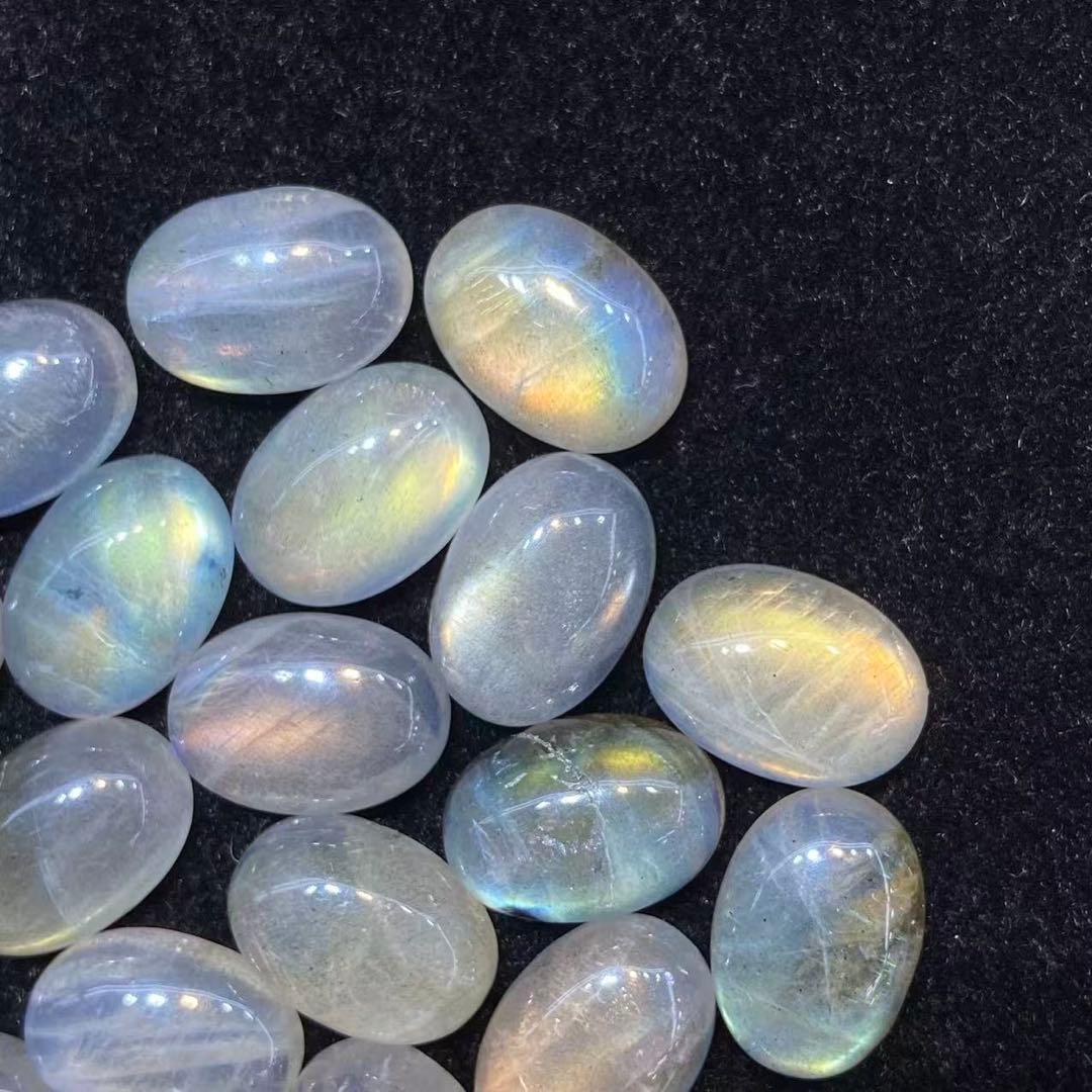ラブラドライト　オーバル　カボション　20個　新商品