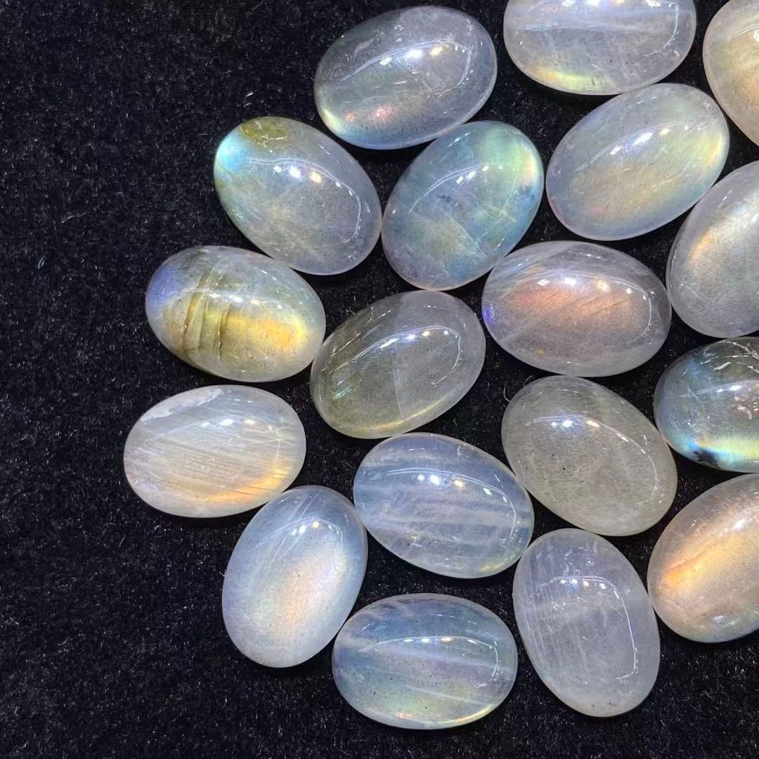 ラブラドライト　オーバル　カボション　20個　新商品