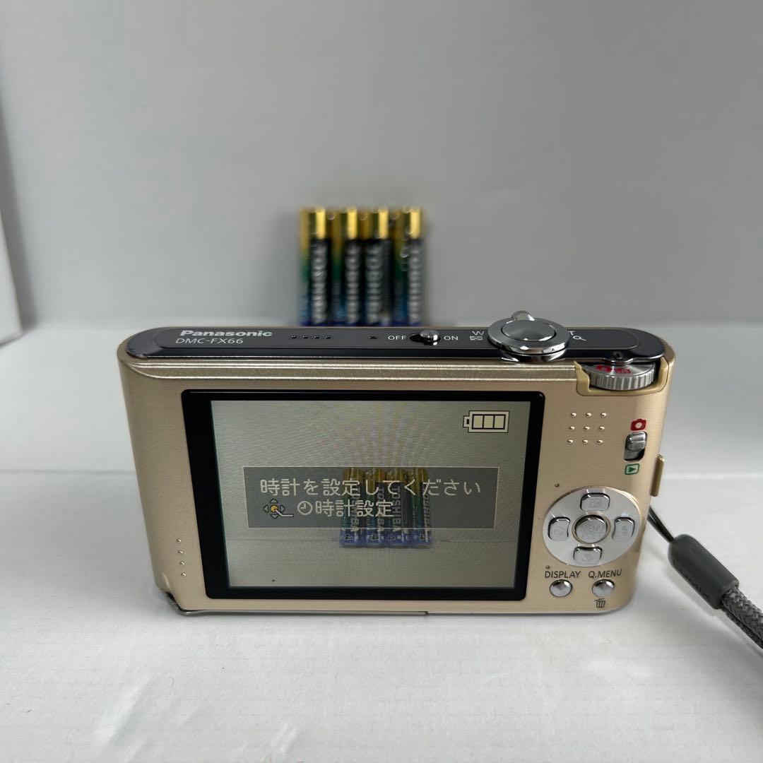 【動作品】パナソニック LUMIX DMC FX66 バッテリー 充電器 説明書