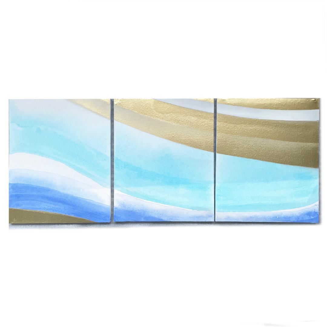 絵画3枚セット　抽象画　モダン　アート　ニュアンス　インテリア　原画　現代アート