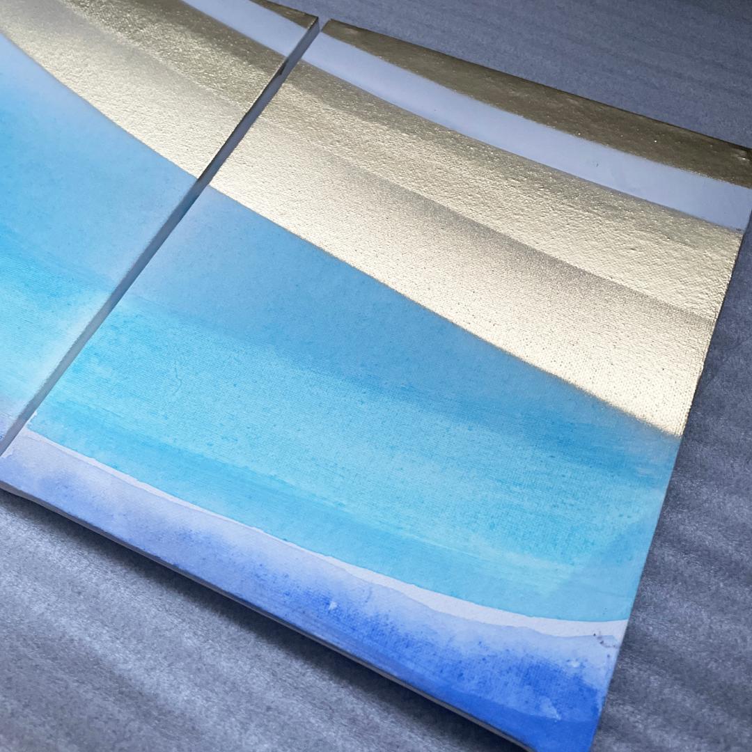 絵画3枚セット　抽象画　モダン　アート　ニュアンス　インテリア　原画　現代アート