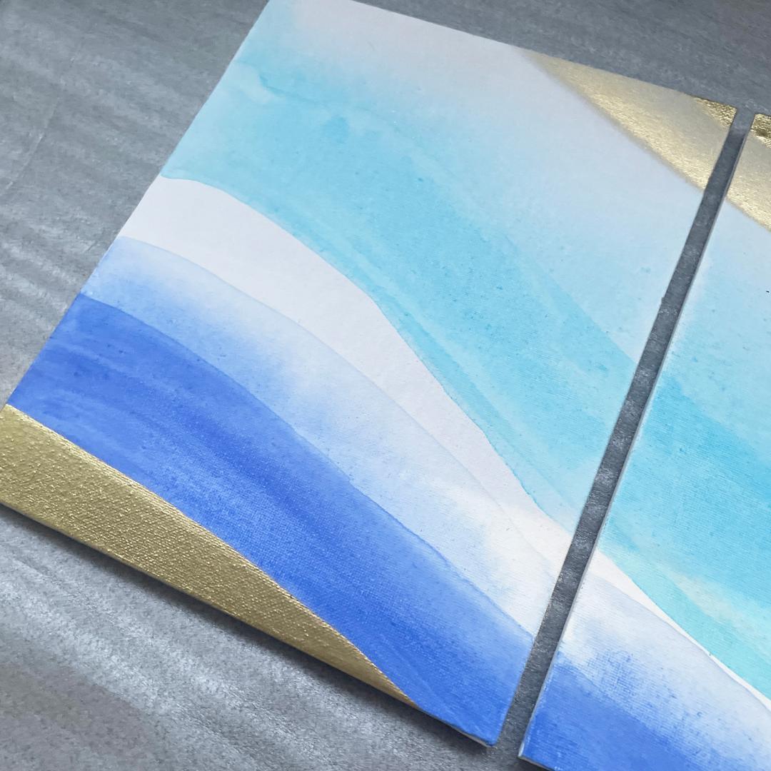 絵画3枚セット　抽象画　モダン　アート　ニュアンス　インテリア　原画　現代アート