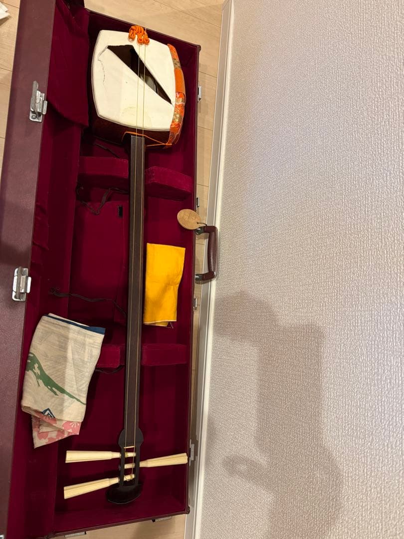 三味線　セット　ふじ印撥