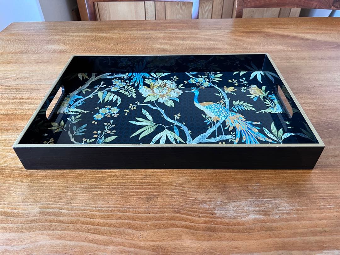 トレー　トレイ　ベトナム　漆　ラッカーPEONY  ベトナム おもてなし