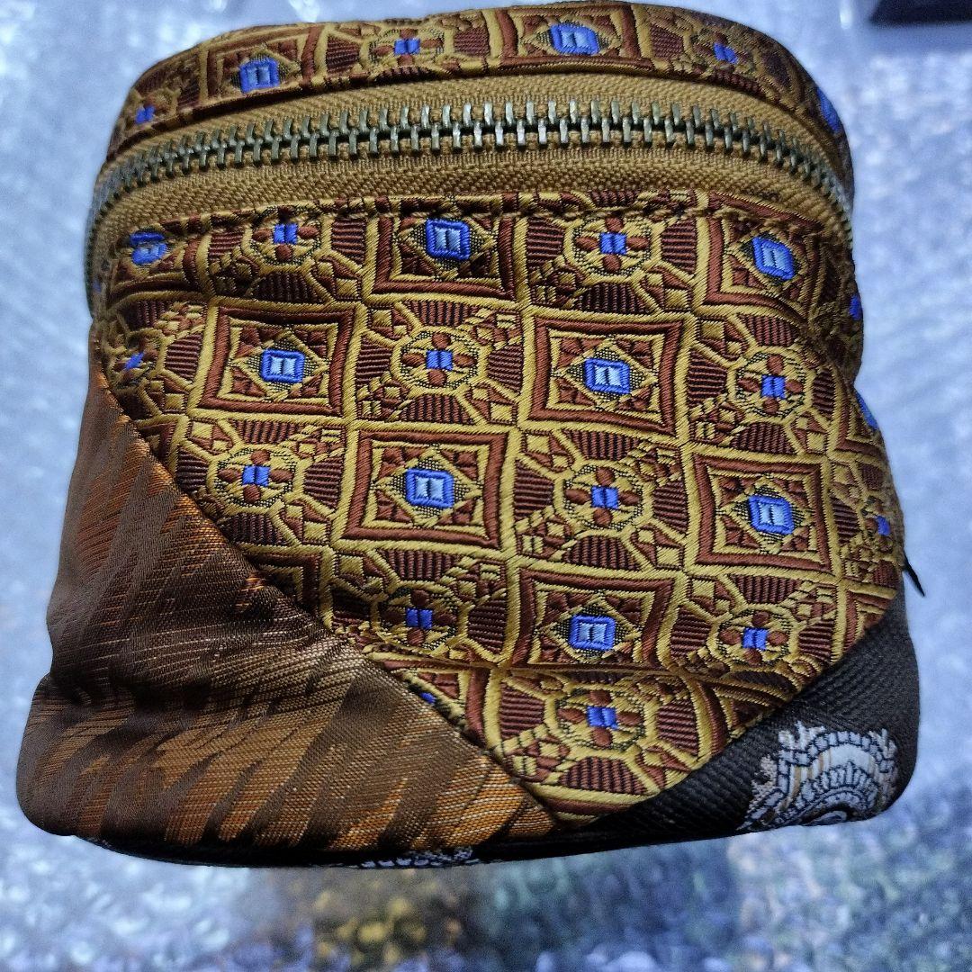 uneven×MALION vintage tie vanity bag