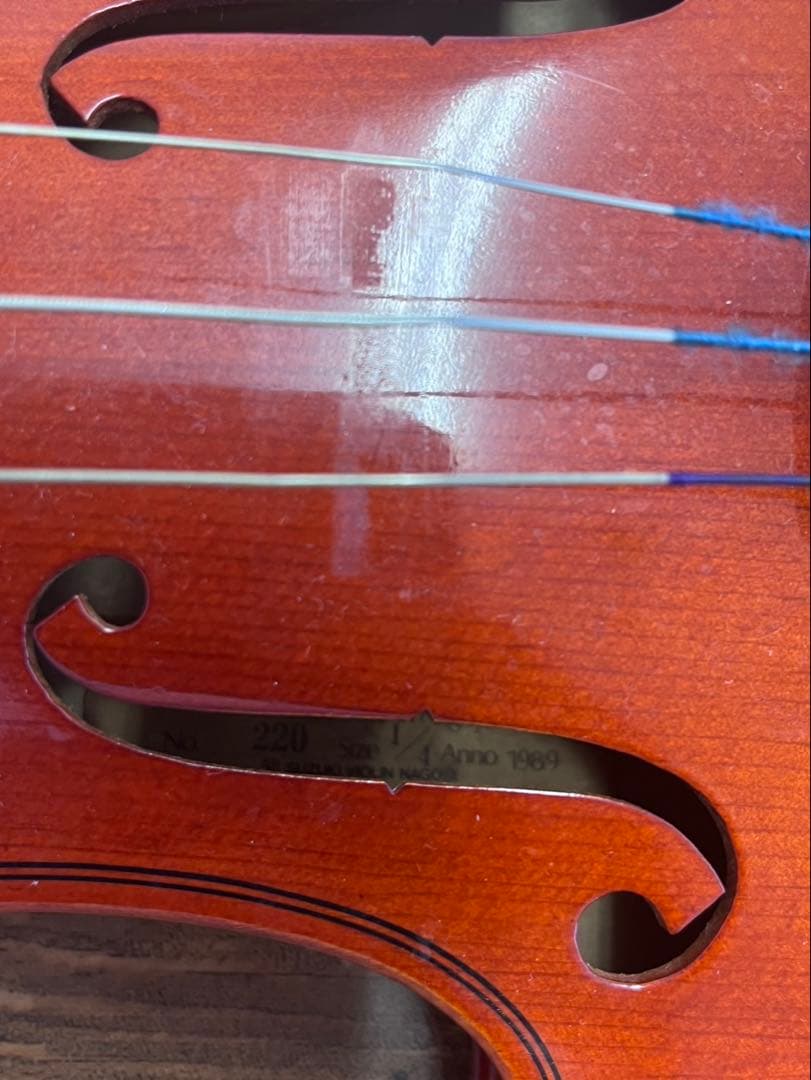 バイオリン　Suzuki No.220 Size1/4 Anno1989