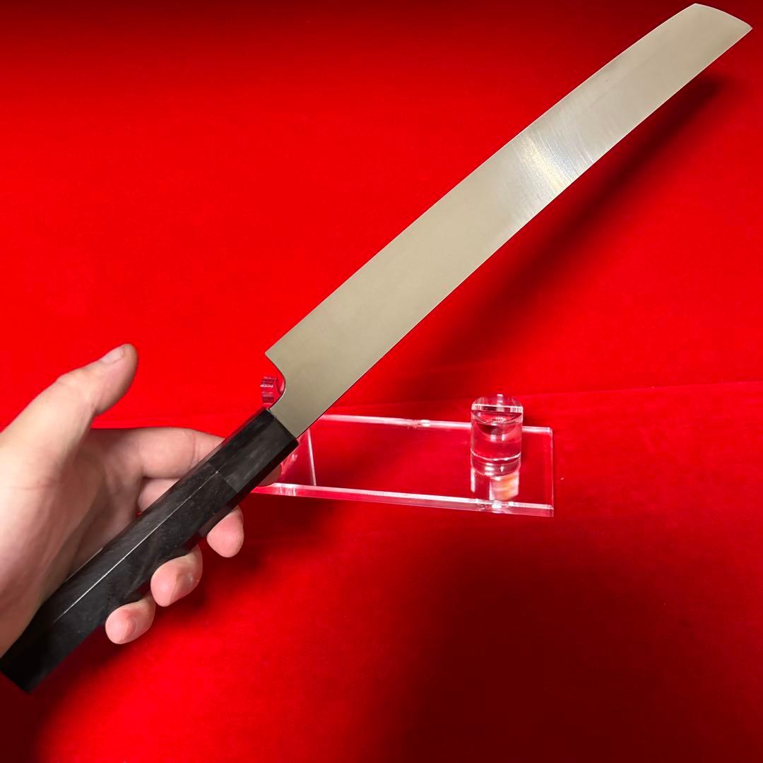 包丁　先丸型　尺　鏡面仕上げ　切味抜群　箱付　未使用品