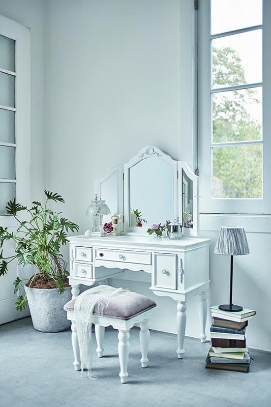 新品　ドレッサー　鏡台　テーブル　作業台　机　おしゃれ　お洒落