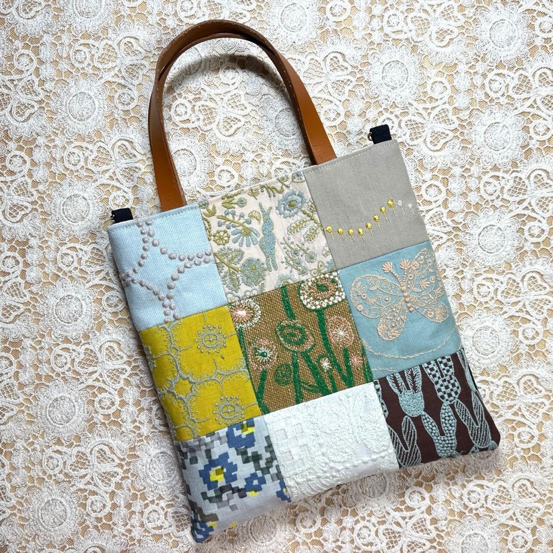 ミナペルホネン ハンドメイド ミニバッグ