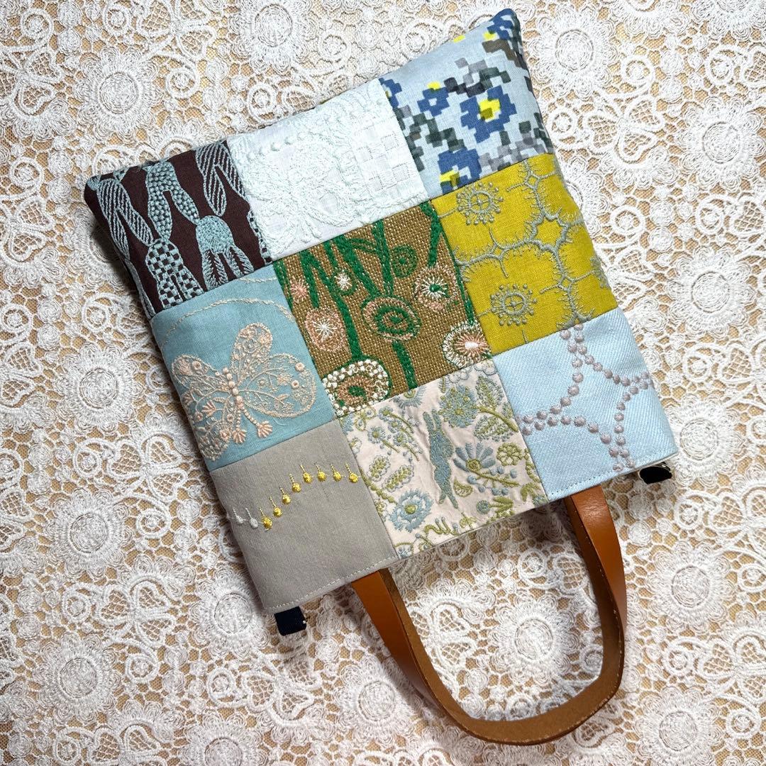 ミナペルホネン ハンドメイド ミニバッグ