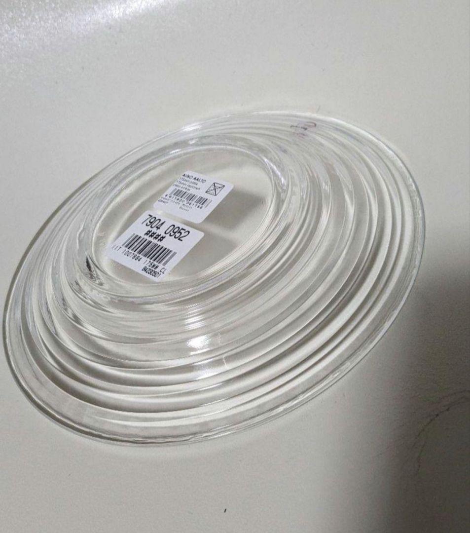 【新品・未使用】　イッタラ プレート クリア 17.5cm アイノ・アアルト