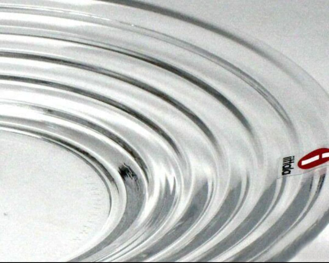 【新品・未使用】　イッタラ プレート クリア 17.5cm アイノ・アアルト