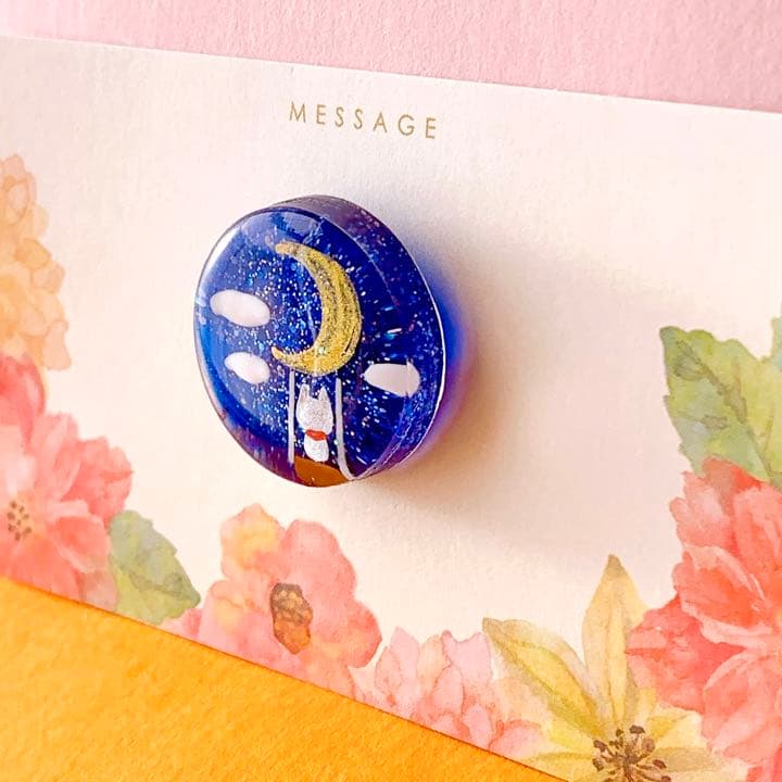 ★新作★   猫　ヘアゴム　ブローチ　レジン