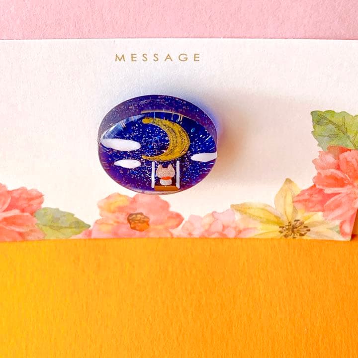 ★新作★   猫　ヘアゴム　ブローチ　レジン