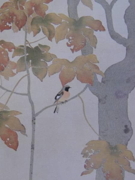 菱田春草、春夏秋花鳥 ３、希少な額装用画集より、新品高級額装付、状態良好