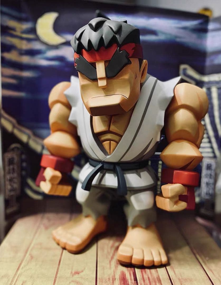 リュウ　ストリートファイター　二次元彩色　巨大可動　塗装済み完成品　フィギュア