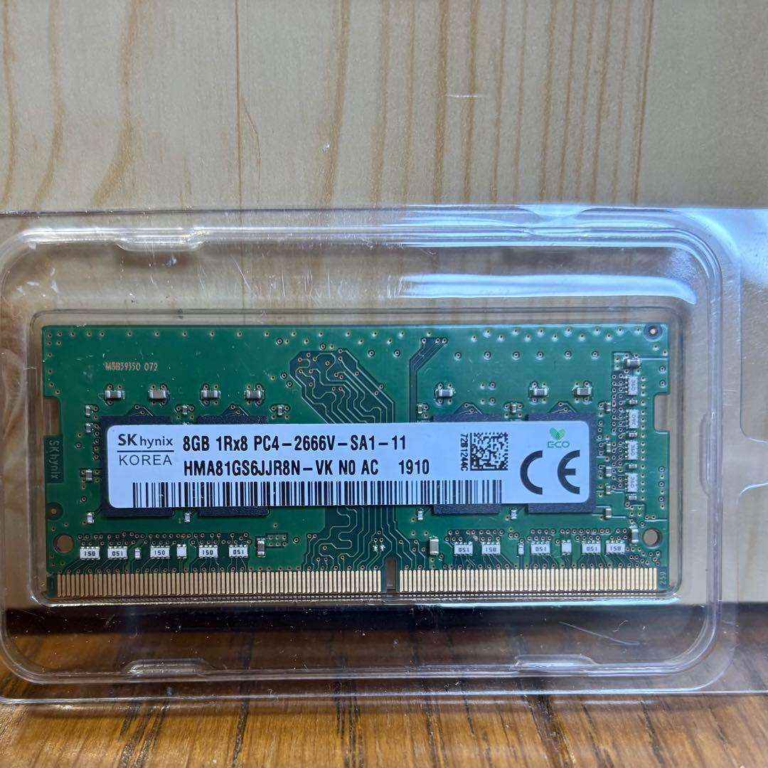 SK hynix 8GB DDR4 メモリ PC4-2666V 3枚