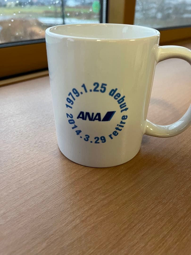 ANA THANKS JUMBO 記念マグカップ 2014年3月29日　退役
