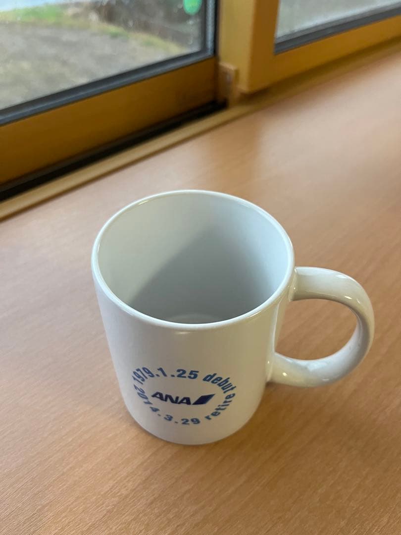 ANA THANKS JUMBO 記念マグカップ 2014年3月29日　退役