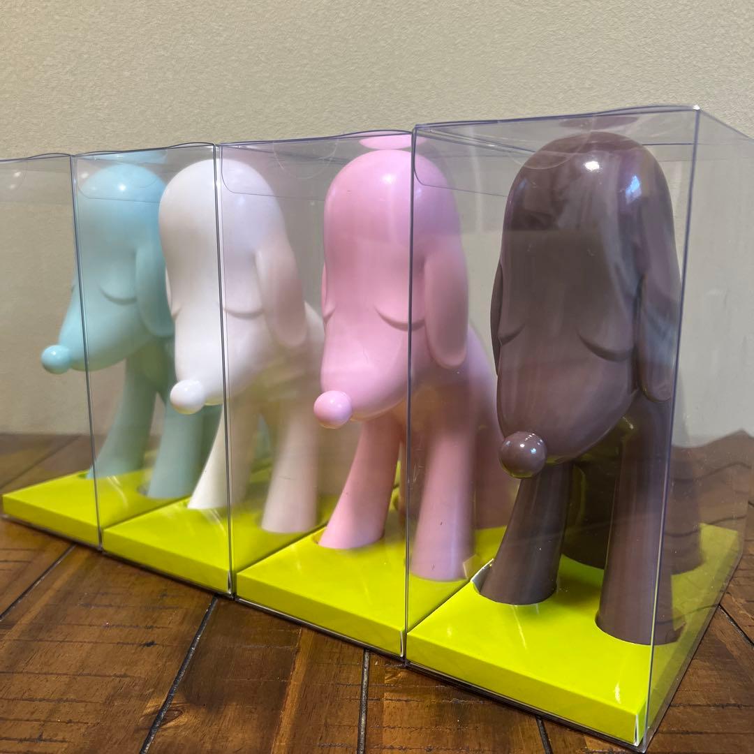 奈良美智 あおもり犬 貯金箱 4種セット