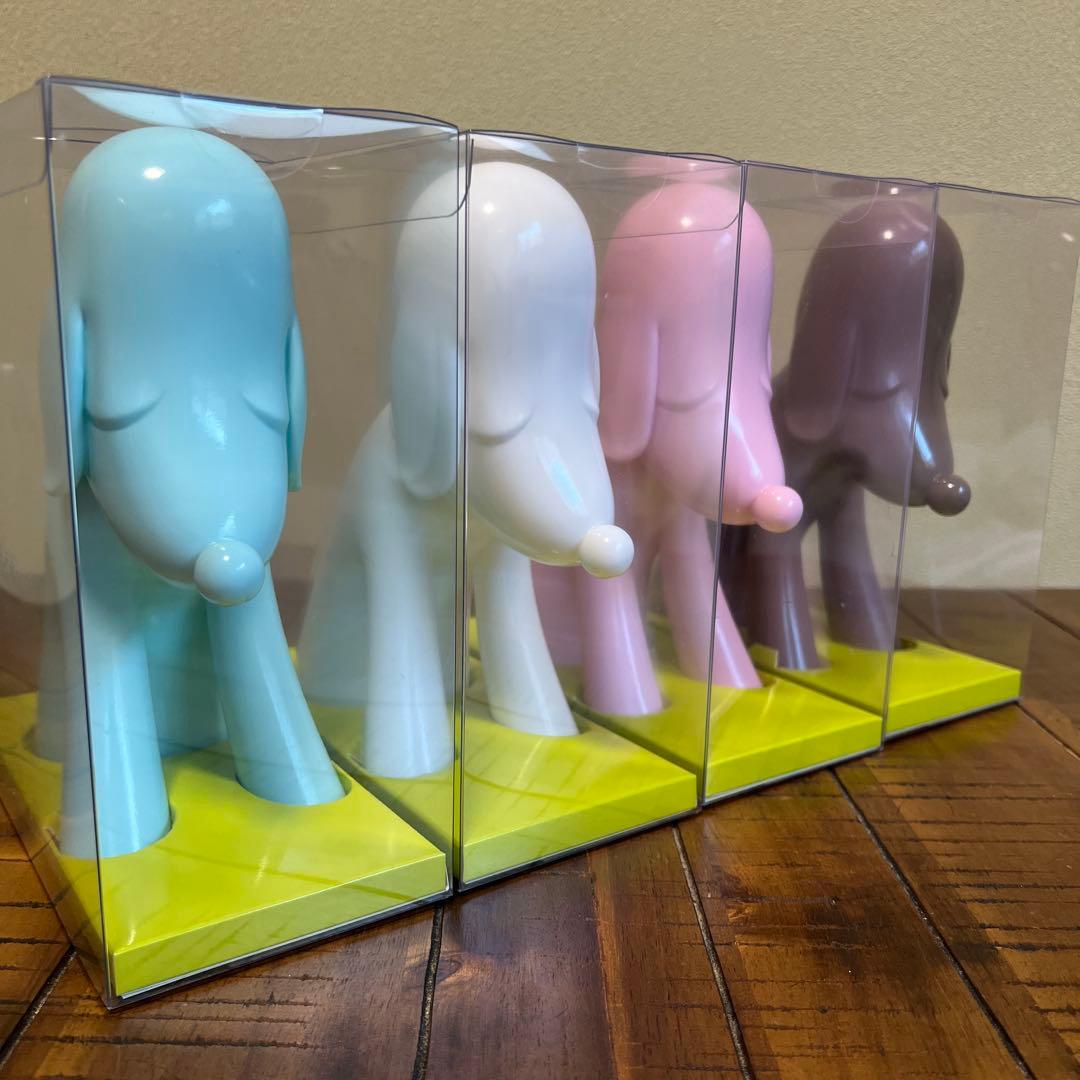 奈良美智 あおもり犬 貯金箱 4種セット