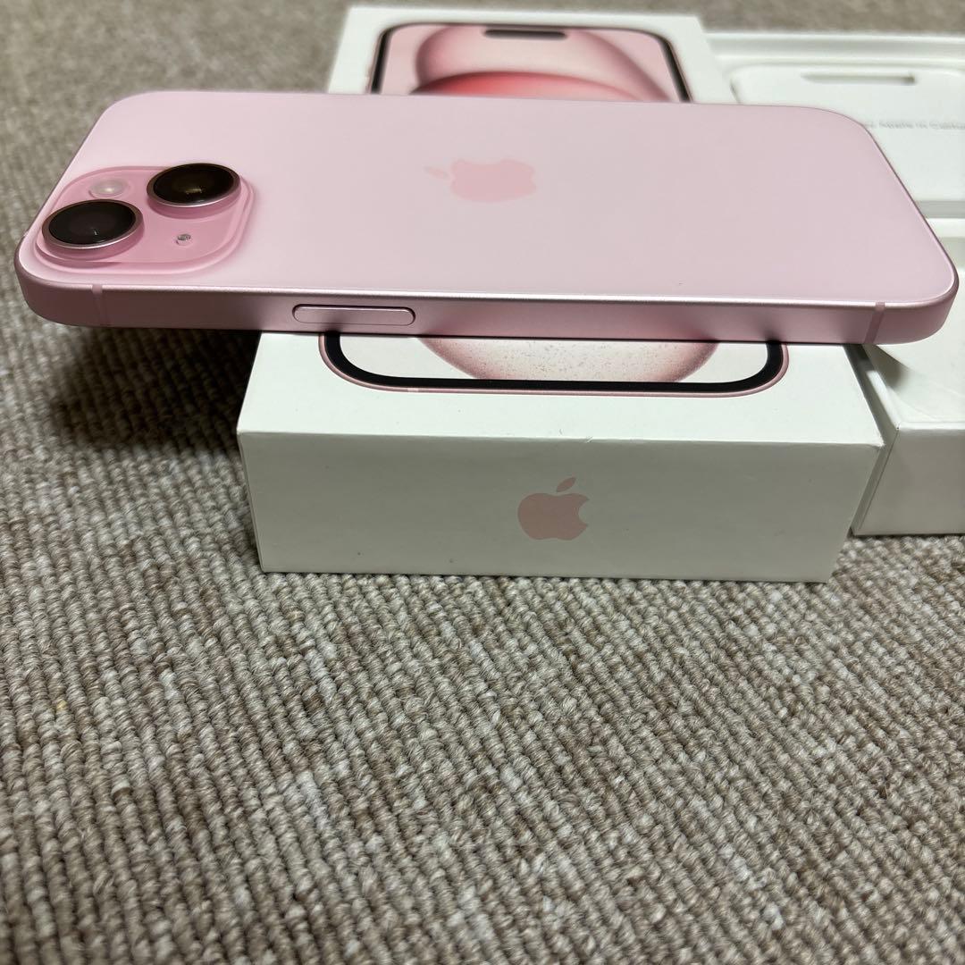 【美品】Apple iPhone15 128GB ピンク 本体