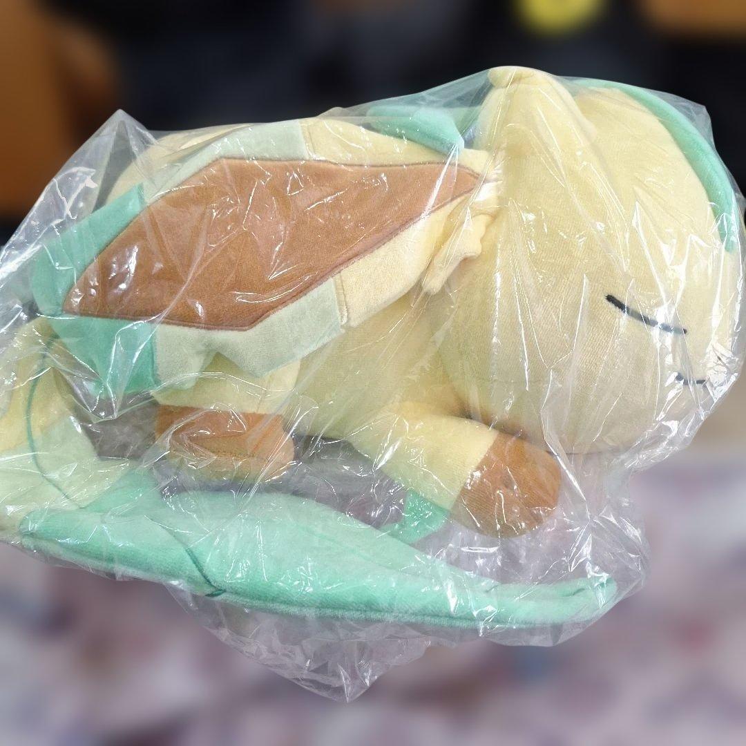 未開封あり　すやすや　シャワーズ　ニンフィア　リーフィア　ポケモンセンター