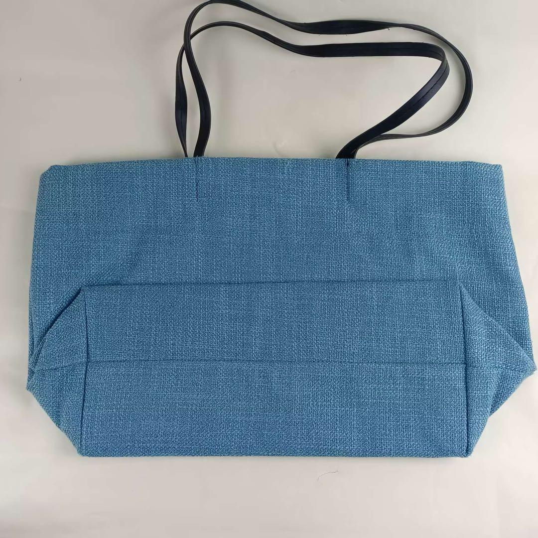 PRADA トートバッグ ブルー ノベルティ 大容量 ランチバッグ bl3