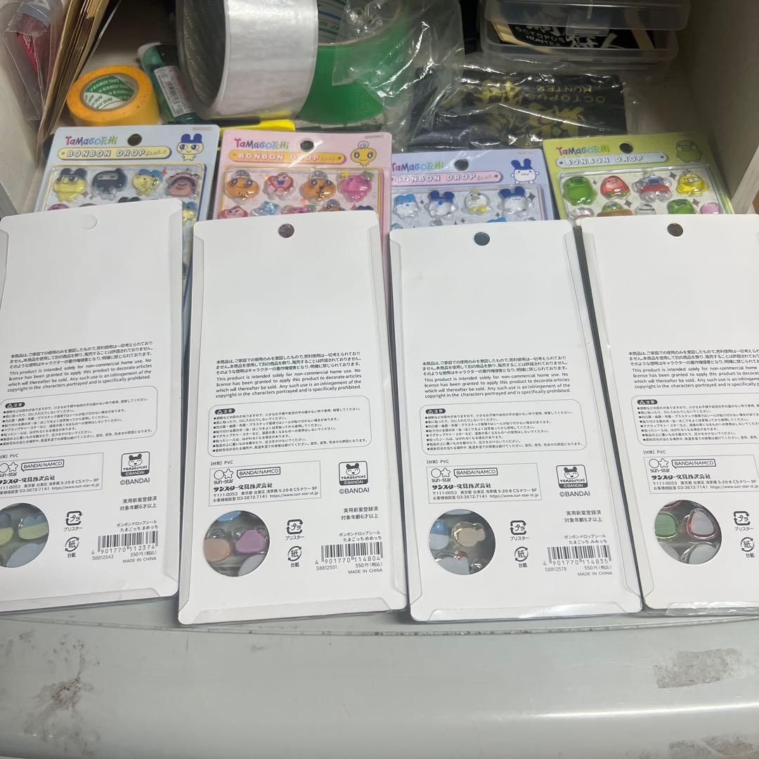 ボンボンドロップシール　たまごっち　セット 4種ⅹ2