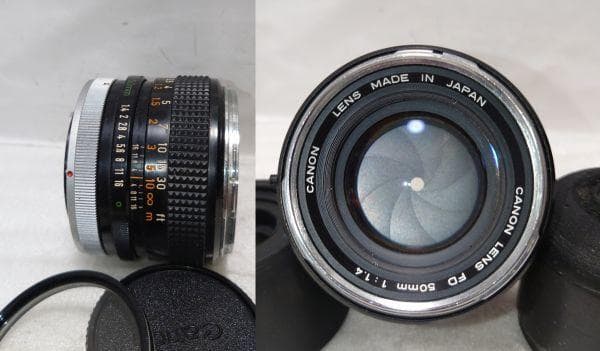 ★人気！珍しく超美品★CANON キヤノン FD 50mm F1.4
