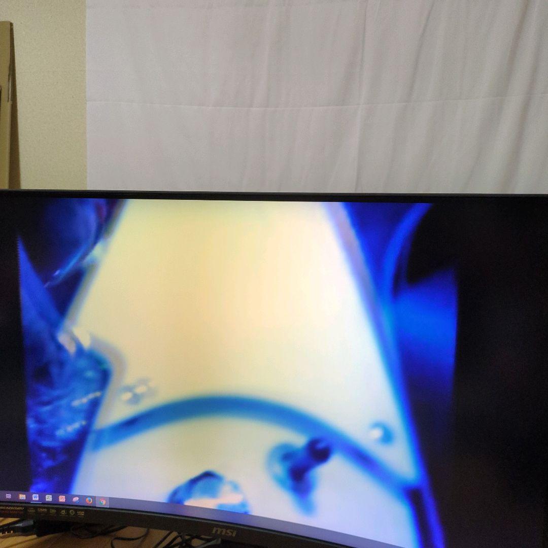 訳アリ msi 4kモニター MAG321CURV 湾曲モニター