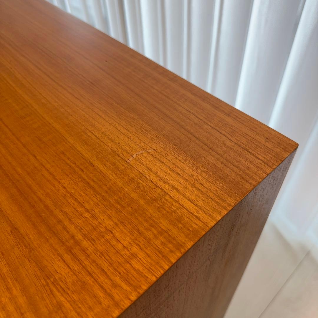 CHLOROS 北欧 ワイドチェスト 116cm チーク クロロス