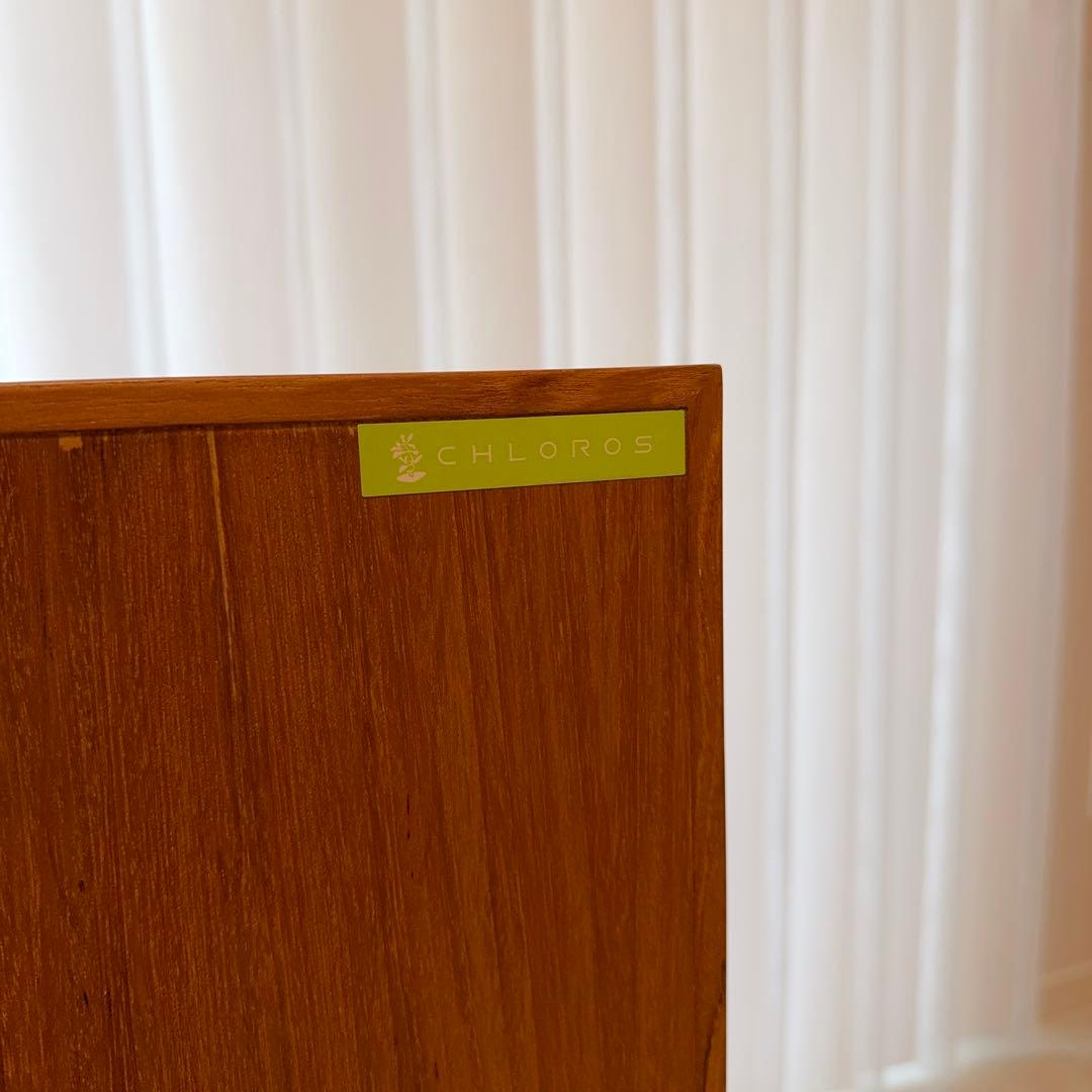 CHLOROS 北欧 ワイドチェスト 116cm チーク クロロス