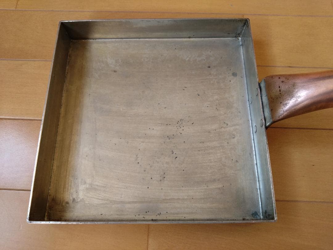 業務用　銅製卵焼き器　21cm角