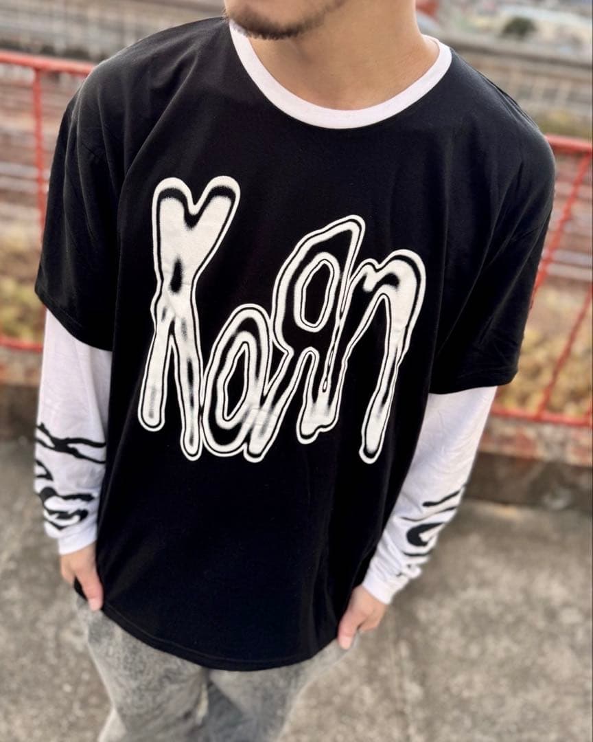 新品未使用 KORN / llic Logo 長袖Tシャツ 2XL