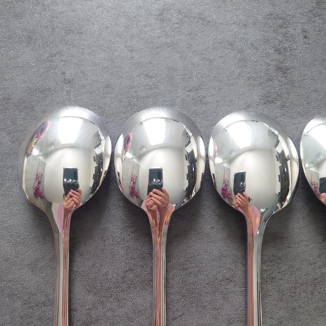 希少 美品 クリストフル アメリカ コンソメスプーン 6点