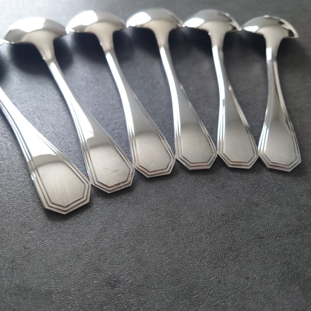 希少 美品 クリストフル アメリカ コンソメスプーン 6点
