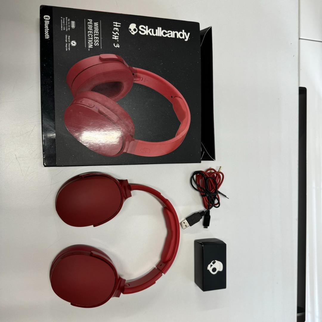 skullcandy ヘッドホン hesh 3 red S6HTW-K613