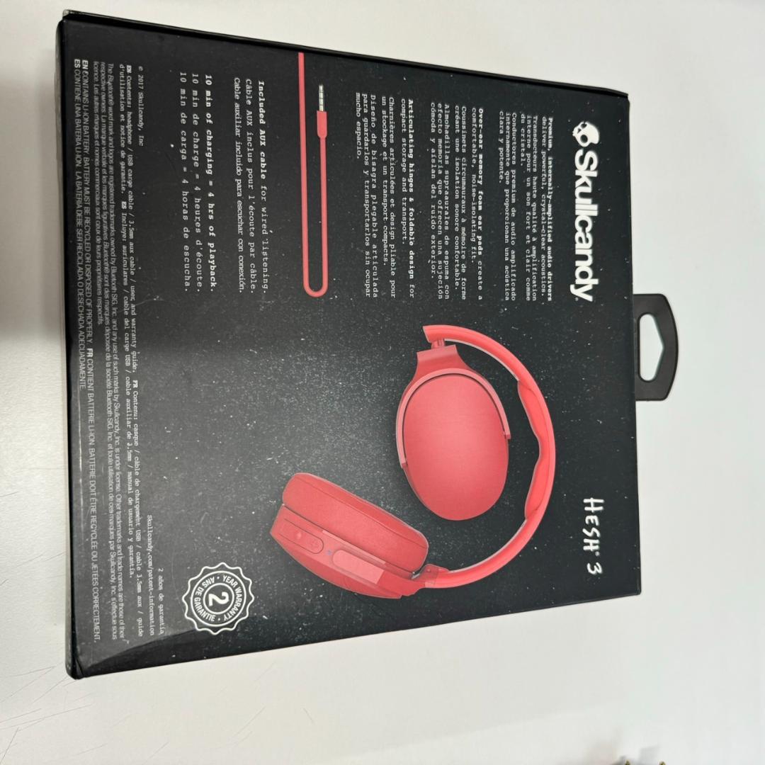 skullcandy ヘッドホン hesh 3 red S6HTW-K613