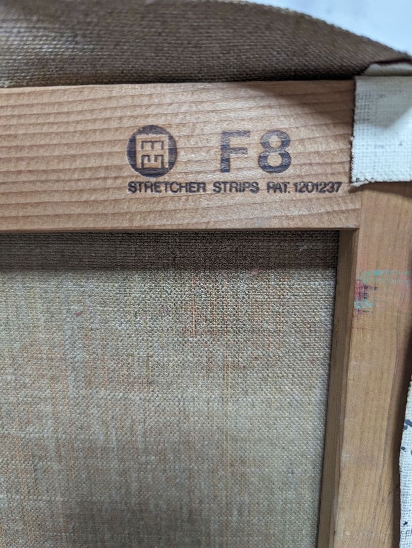 アクリル画　Ｆ8　抽象画　絵画　美術品　現代絵画　アート　コンテンポラリー　戦争