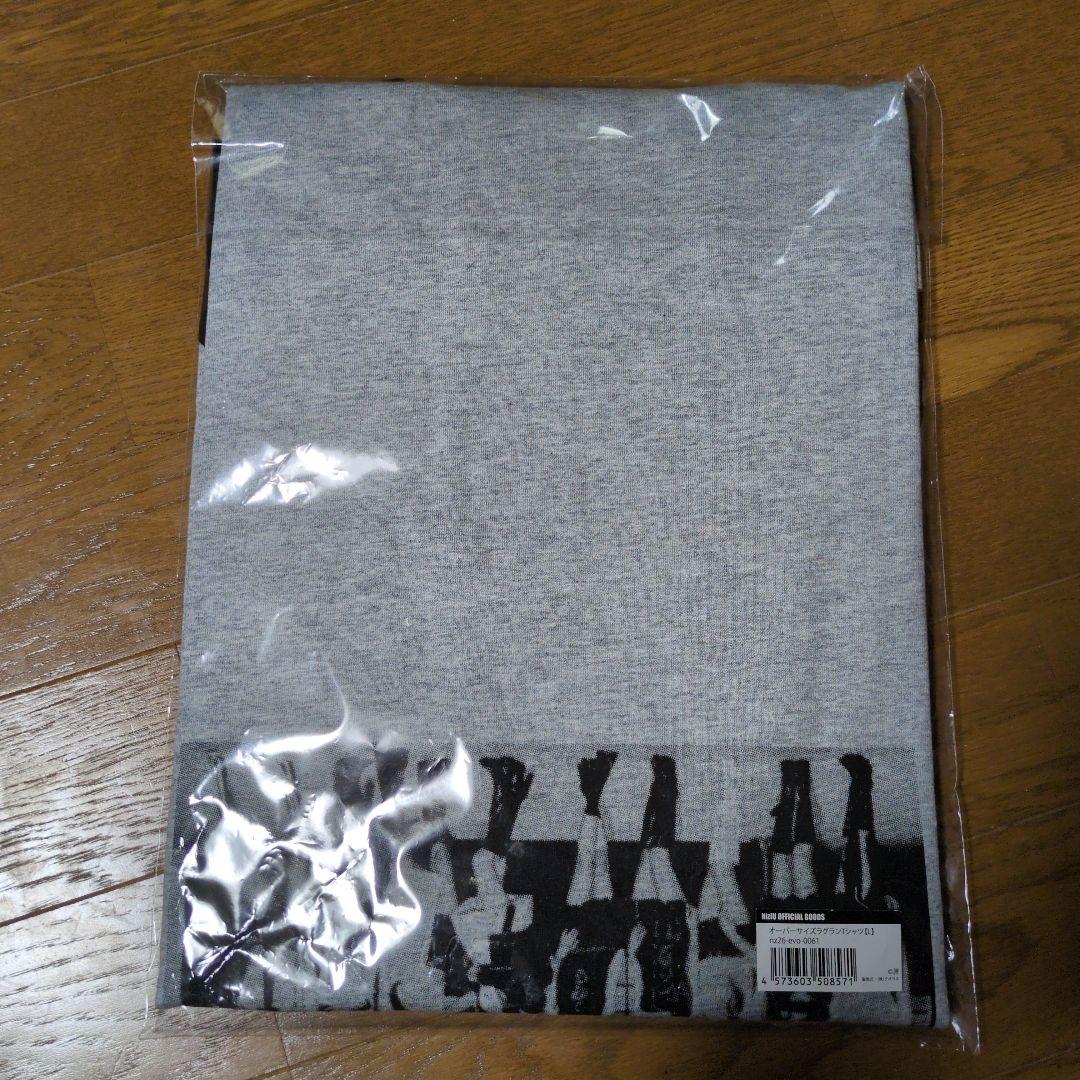 NiziU オーバーサイズ ラグランTシャツ Lサイズ&会場限定特典トレカ2枚