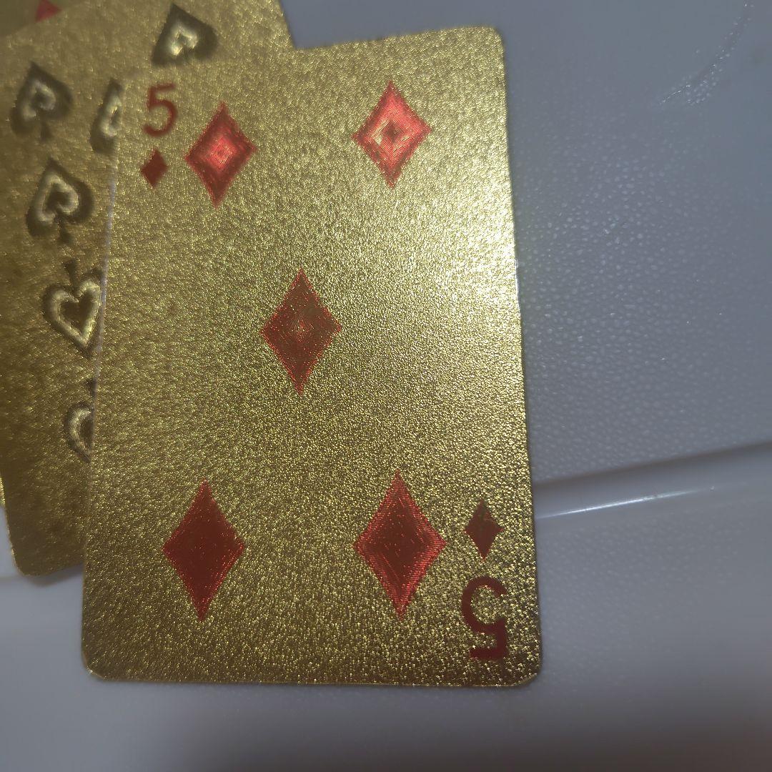 ゴールドトランプ ドラゴンデザイン