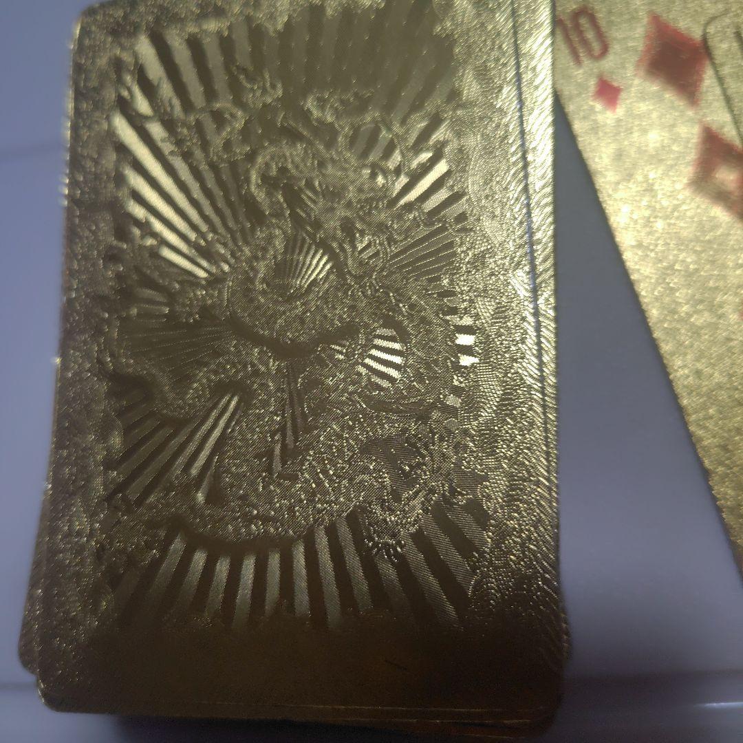 ゴールドトランプ ドラゴンデザイン