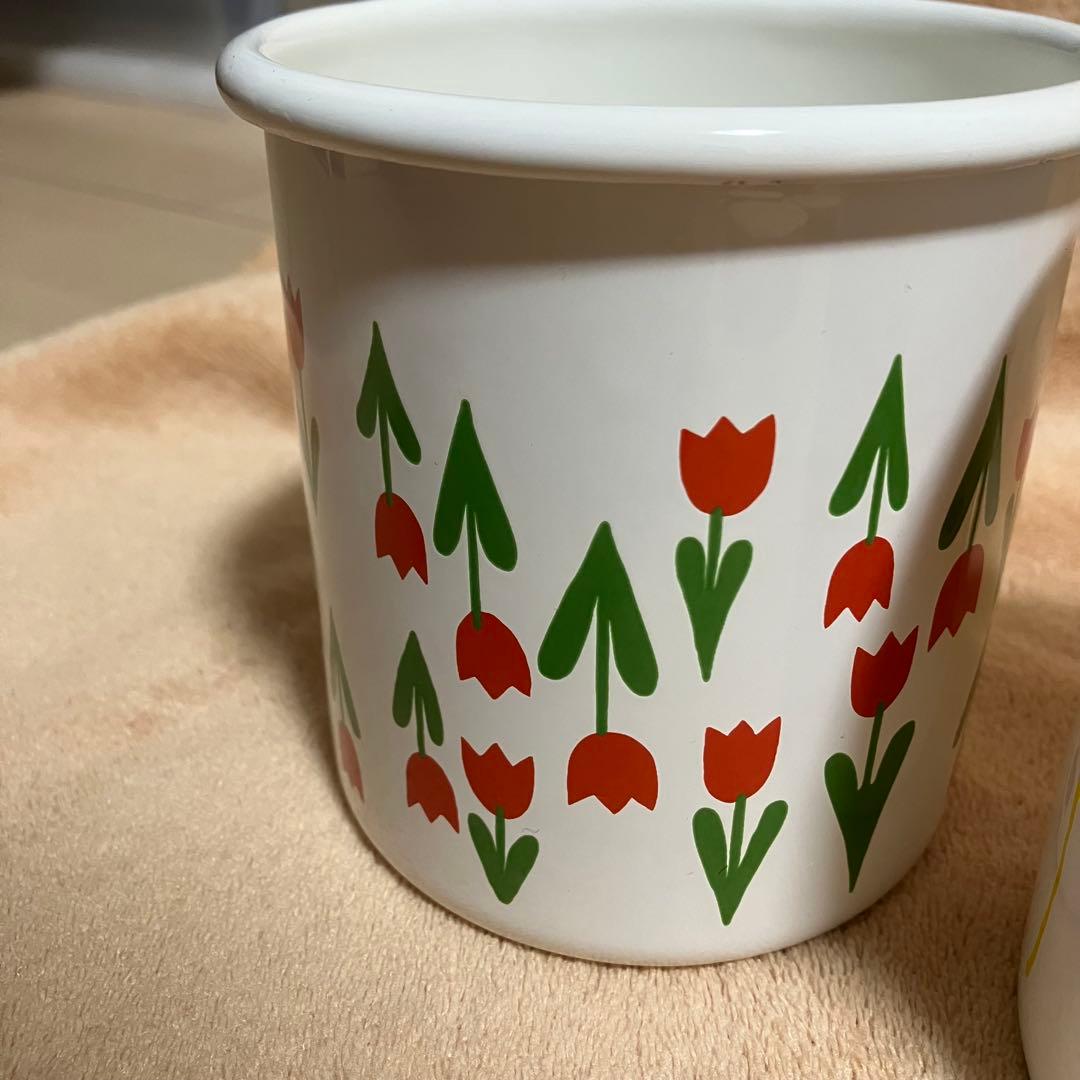 新品未使用！アリリアレトロ ホーロー キャニスター 4個セット