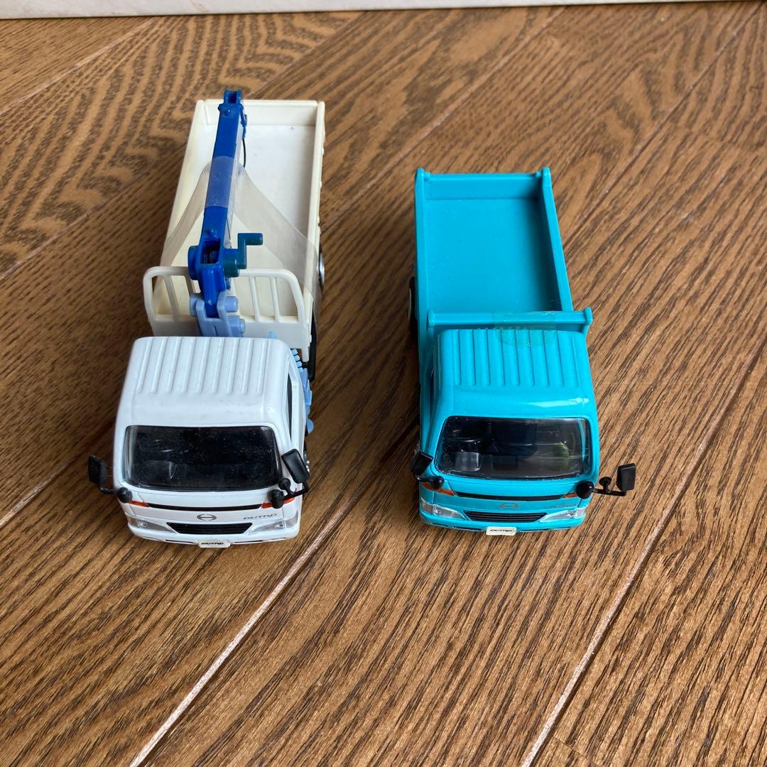 希少MTECH エムテック日野デュトロタダノカーゴクレーン車 横綱ダンプ 2台