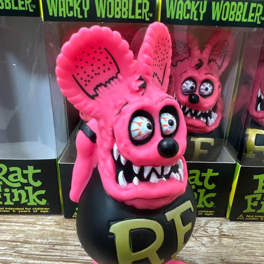 Funko ボブルヘッドラットフィンク ピンクカラー4体まとめ売りSET訳アリ