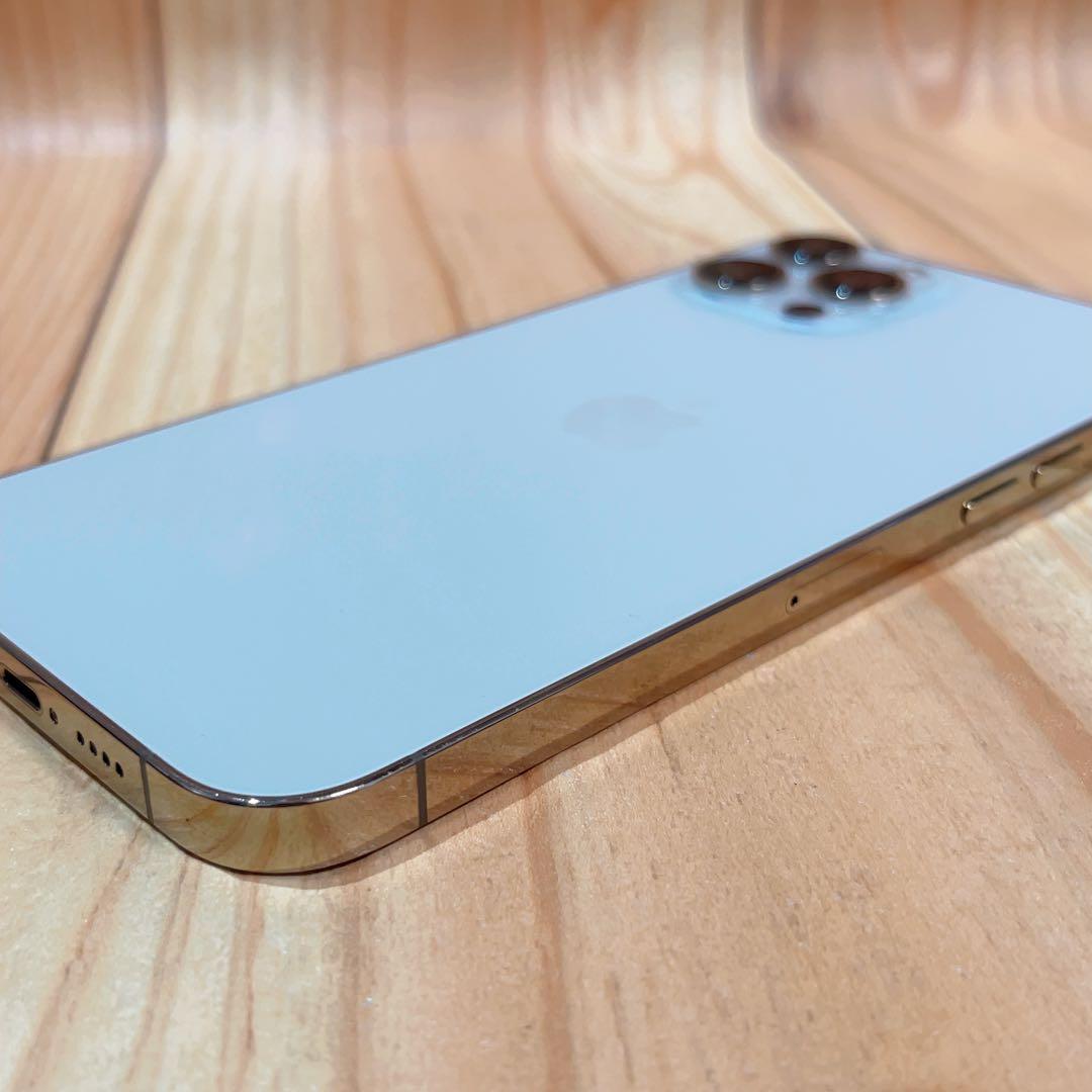 SIMフリー 本体 iPhone 12ProMax 256GB ゴールド 596