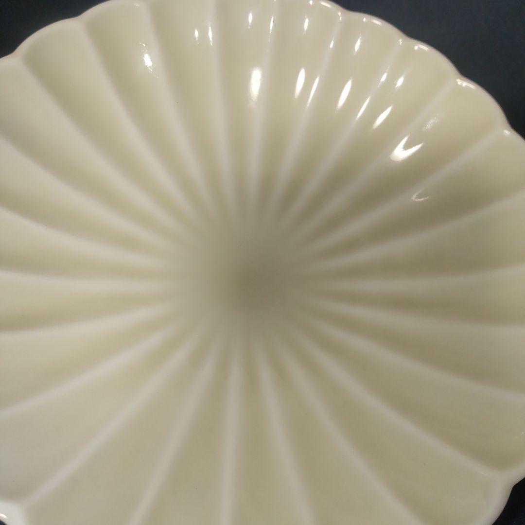 深川製磁 3色 菊割 小鉢 輪花 ピンク イエロー ベージュ