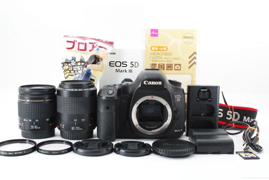 一眼レフカメラ CANON EOS 5D Mark IIIダブルレンズセット